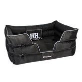 Happy-House Mand Rechthoek Zwart&Grijs - Hondenmand - Medium