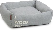 Beeztees Woof You - Hondenmand - Grijs - 65x60x20 cm