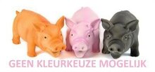 Doggy dolittles piggy latex zwijn assorti 20,5 cm