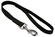Adori Vario Looplijn Nylon Zwart - Hondenriem - 110-190X1.5 cm