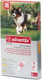 Advantix 250/1250 Anti vlooienmiddel en tekenmiddel Hond - 6 pipetten