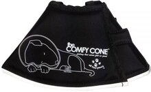 Comfy Cone Hondenkap Zwart - M 30-38 CM / 20 CM HOOG