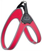 Trixie pratiko tuig voor hond step-in pvc / nylon rood 45-55 cm