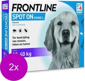 Frontline Spot On 3 Large Hond Large - Anti vlooien en tekenmiddel - 2 x 4 pip