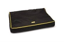 Beeztees hondenkussen cordax nylon zwart 100x70x15 cm