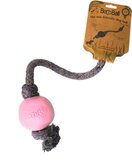 Becoball Hondenspeeltje with rope large Roze