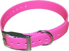 Halsband BioThane Beta - ROZE - 600mmX25mm - dubbele gesp