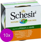 Schesir Adult Hondenvoer - Kip & Aloe Vera - 10 St à 170 gr