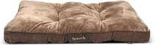 Scruffs Chester Mattress Hondenkussen - L - 100 x 70 x 8 cm - Chocolate