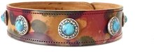 Dutchiz-hondenhalsband-leer-Corsica Coloriz-Turquoise-37 cm halsomvang