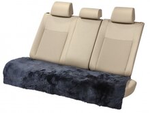 Cacey Schapenvacht kleed - Zwart/Atraciet/Beige