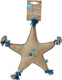 Lief! Hondenspeelgoed Canvas Ster Met Piep Boys Blauw - 30 CM