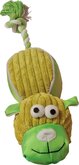 Gebr de Boon hondenspeelgoed corduroy hondflosspiep groen 36 cm