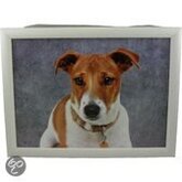 Mars & More laptray grijs hond jack russell