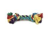 Flossytouw 2 knopen - Rainbow, 6 kleuren