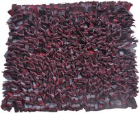Adori Snack En Speelkleed - Hondenspeelgoed - 60 x 50 cm - Grijs/Bordeaux