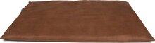 MaxxNobel - Bench/Hondenmand kussen - Leer/Leatherlook - S - 60 x 45 cm - Kaneel