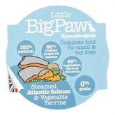 85 gr little big paw gestoomde atlantische zalm / groenten hondenvoer