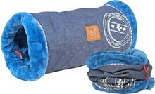 Lief! speeltunnel kat unisex jeans / blauw 50 cm