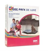 Savic dog park de luxe hondenren grijs _77,5x67x18,5 cm