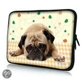 Sleevy 15,6 inch laptophoes hondje
