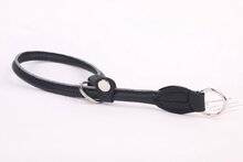 Dog's Companion - leren sliphalsband - 50 cm x 8 mm - Zwart
