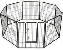 8-hoekige puppyren hondenren puppykennel Ø 210 cm 401717