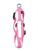 Martin sellier tuig voor hond basic nylon roze 16 mmx35-50 cm