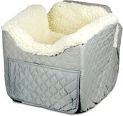 Snoozer Lookout - Autostoel - Autozitje voor honden - Small 48 x 38 x 43 cm - Grijs - met lade