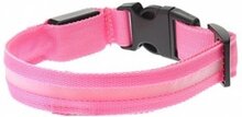LED honden halsband -  Roze L