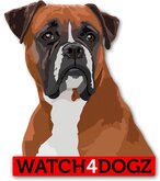 Boxer sticker (set van 2 stickers)