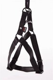 Martin sellier instap tuig voor hond nylon zwart 20 mmx50-70 cm