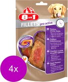 8in1 Fillets Pro Small - Hondensnacks - 4 x 80 g Active