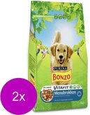 Bonzo Vitafit Menu Brokken Kip&Groente - Hondenvoer - 2 x 3 kg