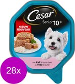 Cesar Alu Senior 150 g - Hondenvoer - 28 x Kalf&Rijst