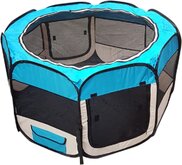 Topmast Puppyren Nylon Blauw - 8 hoekig