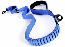 Ezydog hondenriem zero shock blauw 122 cm