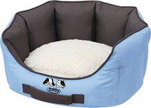 Nobby - Hondenmand - Basma - Comfortbed - met rand - Blauw - 45 X 40 X 19 CM