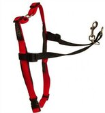 Halti Harnass Anti trektuigje - Hond - Small - Borstomvang 30 tot 60 cm - Rood