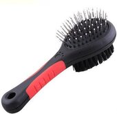 Easygrip Dubbelzijdige Hondenborstel / Hondenkam / Massage Borstel - Borstel Vachtkam / Kam Vachtverzorging Voor Hond