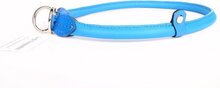 Dog's Companion - leren sliphalsband - 65 cm x 10 mm - Blauw