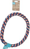 Lief! Flosstouw Ring Uni Blauw / Rood - 30 CM