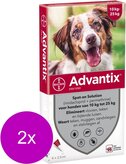 Advantix Spot On 250 2.5 ml - Anti vlooien en tekenmiddel - 2 x 6 pip 10-25kg
