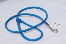 Dog's Companion Leren Hondenriem 180 cm x 8 mm - Blauw