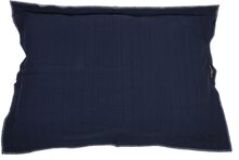 Lex & max raw uni losse hoes voor hondenkussen rechthoek  100x70cm donkerblauw
