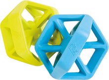 New angle space ball fetchables hexalon groen of blauw 10 cm - 1 st à 1 st