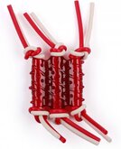 AFP BBQ pluche - Hondenspeelgoed TPR Rope Ribs