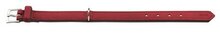Hunter halsband softie kunstleder nubuck look rood / zwart