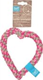 Lief! Flosstouw Hart Girls Beige / Roze - 16 CM