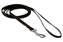Adori Looplijn Nylon Zwart - Hondenriem - 120X2.0 cm
